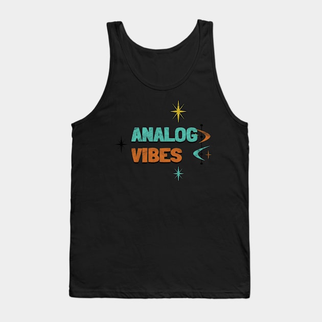 Analog Vibes Retro Futuristic Tank Top by Analog Designs